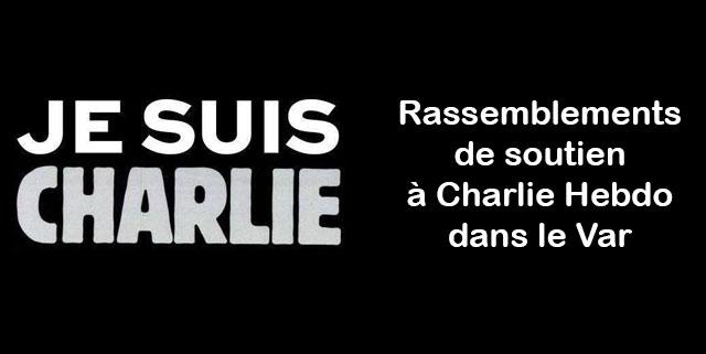 Soutien Charlie Hebdo dans le Var
