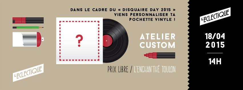 Personnalisation de pochette vinyle