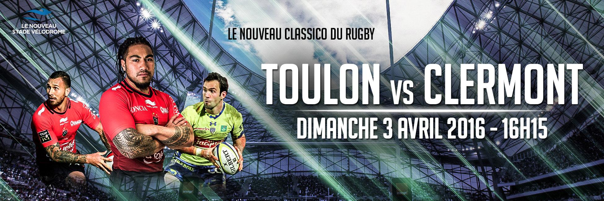 Toulon Clermont 3 Avril 2016